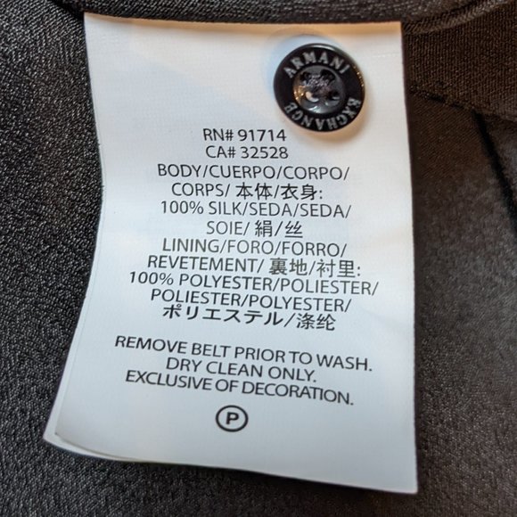 NWT Petite (0P) - A/X Silk Snakeskin-print Drop Waist Dress - Picture 9 of 9